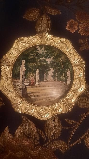 Другой декор и предметы интерьера: Набор декоративных настенных тарелок с видами классических парков и — 4