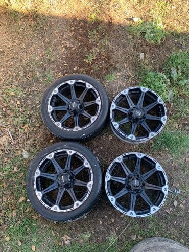 шины бу бишкек оптом: Колеса в сборе 285 / 45 / R 22, Лето, Б/у, Комплект, Внедорожные (АТ/МТ), Литые, отверстий - 5 — 9