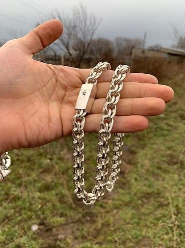 Личные вещи: Цепочка, Проба 960, Унисекс, Новый — 4