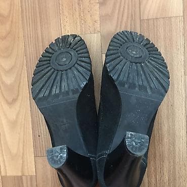 туфли polann: Ботинки, 37, Polann, Б/у, цвет - Черный, Самовывоз, Платная доставка — 4