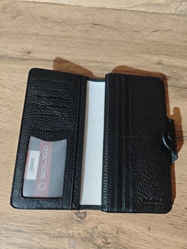 женский кошелек для документов: Портмоне 
Натуральная кожа — 3