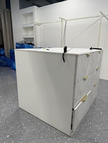 Строительные растворы и добавки: Комод для одежды, Без зеркала, цвет - Серый — 2