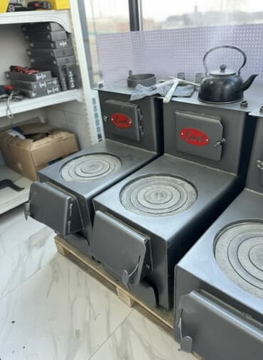 ( Кушчу )магазин строительный все для дома: Печь-«буржуйка» с варочной поверхностью (металлическая) - Материал