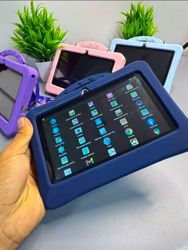 Планшет, память 128 ГБ, 7" - 8", Wi-Fi, Новый, Детский цвет - Синий at lalafo.kg Планшет, память 128 ГБ, 7" - 8", Wi-Fi, Новый, Детский цвет - Синий