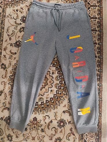 мото одежды: Мужской спортивный костюм, M, Air Jordan, Б/у, цвет - Черный, Платная доставка — 4