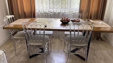 office table: Столовый прямоугольный обеденный стол в стиле лофт . Размер 80 см на 2 — 2