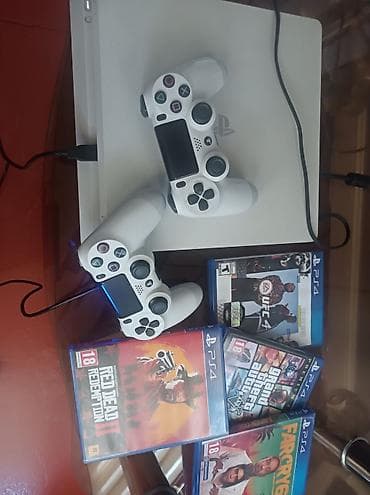 fallout 4: Playstation 4 slim, вместе с 4 новыми играми, сам пс почти новый — 1