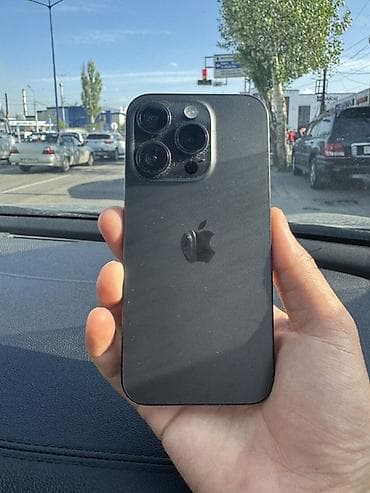 iphone 9: IPhone 15 Pro, Б/у, 128 ГБ, Черный, 100 % — 4