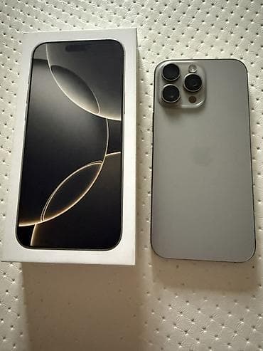 jack 4: IPhone 16 Pro Max, Б/у, 256 ГБ, Natural Titanium, Коробка, 94 % — 1