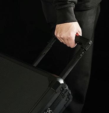покерные фишки: Передвижной набор для покера, в металлическом - дюралевом корпусе с — 3