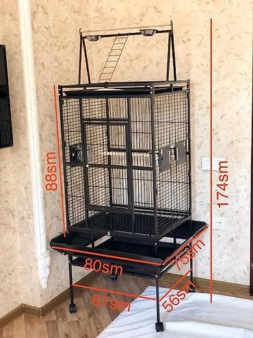 Үй жаныбарлары: Клетки для крупных, средних и мелких попугаев! — 3