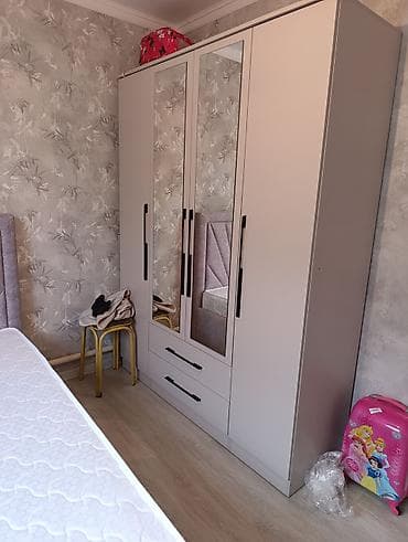 Шкафтар: Шифоньерлер, кийидер үчүн шкафтар, Түз, ЛДСП — 5