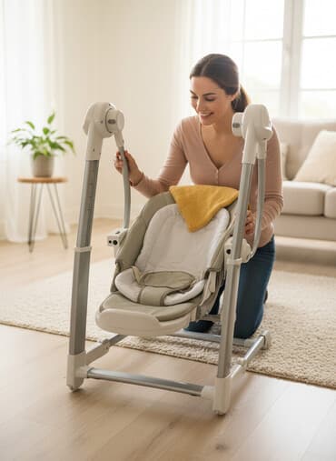 автолюлька cybex: Стульчик для кормления, Другой бренд, Другой вид, цвет - Серый — 1