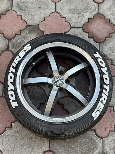 дордой диски: Наклейки на шины TOYO TIRES из 3D резины. Цвет: белый 8шт в комплекте — 4