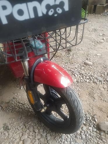 eagle eyes: Электроскутер Panda (красный) - Компактный городской электроскутер с — 4