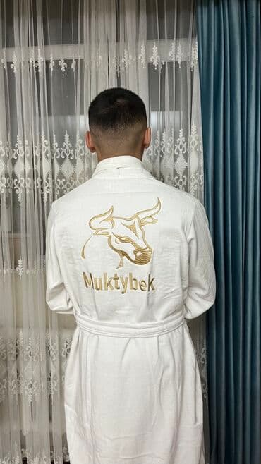 женские махровые халаты больших размеров: Мужской домашний костюм, XS, S, M, Новый, цвет - Белый, Самовывоз, Бесплатная доставка, Платная доставка — 5