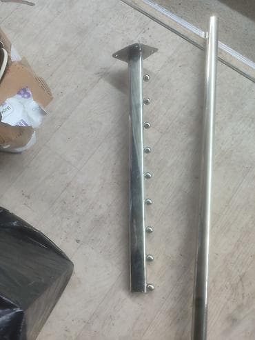 Столб-тумба, Материал: Нержавейка, Для террасы