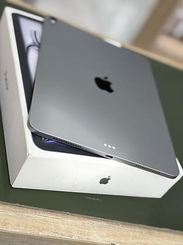 аипад: Планшет, Apple, память 128 ГБ, 10" - 11", Wi-Fi, Б/у, Классический цвет - Серый — 3