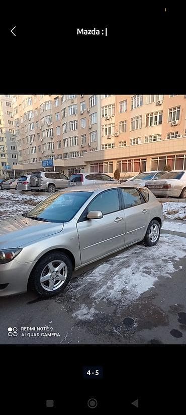 mazda 6 2003: Mazda 3: 2004 г., 1.6 л, Механика, Бензин, Хэтчбэк — 2