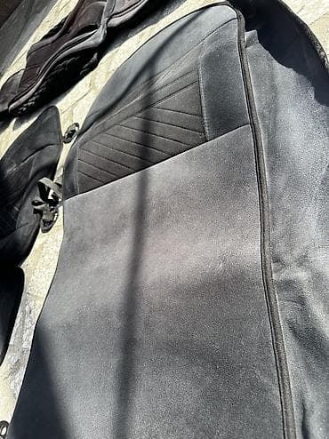 camry 45: Чехлы Велюровые, цвет - Черный, Б/у — 6