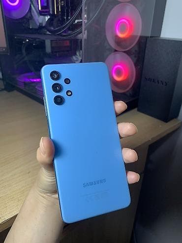 i9: Samsung Galaxy A31, Б/у, 64 ГБ, цвет - Голубой, 2 SIM — 1
