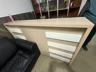 эргономичный стол: Стойка ресепшн/администраторская - Материал: ЛДСП, кромка ПВХ. - — 4