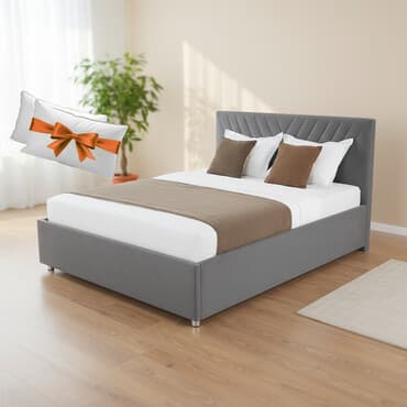 Двуспальная кровать, Новый, С матрасом, длина - 200 см