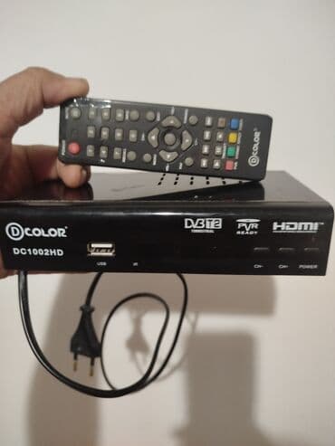 акустические системы со встроенным fm приемником беспроводные: Цифровой ресивер D-Color DC1002HD с пультом ДУ Особенности: - — 2