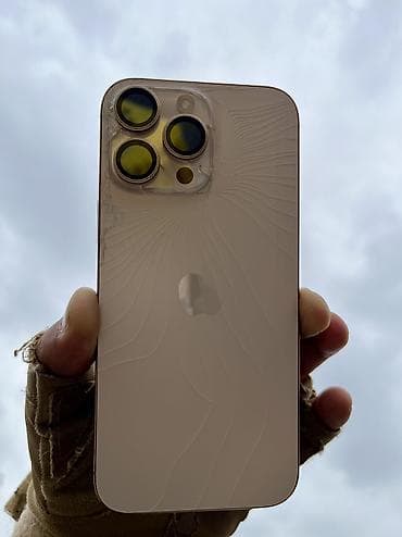 вафельница 7 в 1: IPhone 16 Pro Max, Б/у, 256 ГБ, Desert Titanium, Защитное стекло, Чехол, 89 % — 1