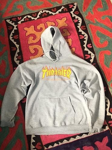 Мужская толстовка, Б/у, цвет - Серый