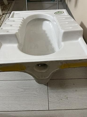 чаши: Керамический напольный унитаз-лекс (азиатский/турецкий тип, «сквот») — 2