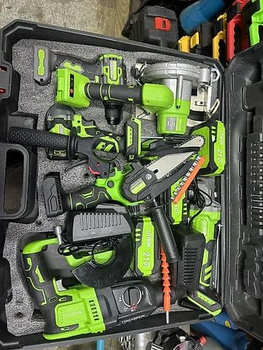 для набора: Аккумуляторный набор электроинструмента 21V/168VF Li‑Ion в кейсе — 2