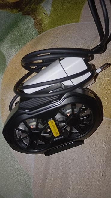 galaxy s20: Игровой кулер для смартфона с двойным вентилятором и синей подсветкой — 5