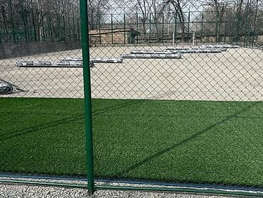 резиновые полы: Для футбольных полей, Б/у, цвет - Зеленый, 40 см, Рулон, Гарантия — 1