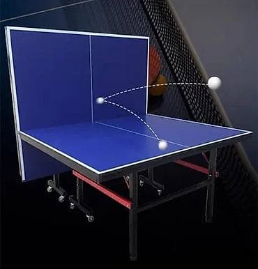Спорт и хобби: Теннис стол; Представленный на изображении предмет — это складной стол — 1