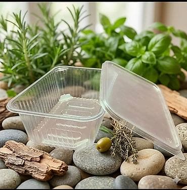 полиэтиленовые перчатки: Пищевой контейнер — 1