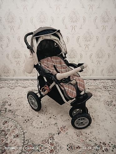 мото коляска: Коляска, Другой бренд, цвет - Коричневый, Б/у, Самовывоз — 6