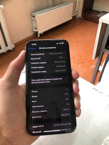 teyes бишкек: IPhone 13 Pro, Колдонулган, 256 ГБ, 79 % — 4
