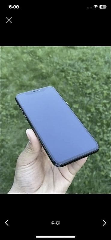 redmi note 11 pro plus: IPhone X, Б/у, 256 ГБ, Черный, Чехол, 100 % — 4