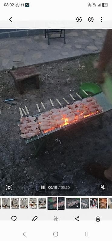 мангал с навесом: Мангал Портативный, Самовывоз — 6