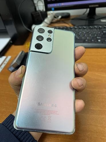 samsung ж5: Samsung Galaxy S21 Ultra 5G, Б/у, 256 ГБ, цвет - Серебристый, 2 SIM — 1