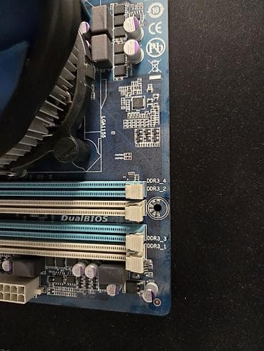 celeron n4500: Материнская плата для ПК, Б/у, Gigabyte, LGA1155, Micro-ATX — 4