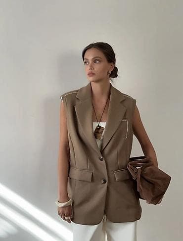 Жеке буюмдар: Костюмная безрукавка Размер L/XL Женская одежда от производителя 🇰🇬 В — 1