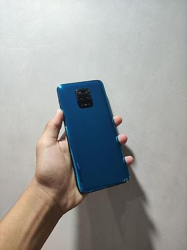 Redmi, Redmi Note 9S, Б/у, 64 ГБ, цвет - Голубой, 2 SIM, eSIM