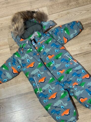 купить качественную мужскую зимнюю куртку: Детская куртка-комбинизон, зимняя, в идеальном состоянии, на 80см — 1