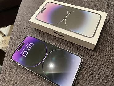 блютуз авто: IPhone 14 Pro Max, Б/у, 256 ГБ, Deep Purple, Коробка, 78 % — 2