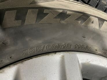 колёса на матиз: Колеса в сборе 285 / 60 / R 18, Зима, Б/у, Комплект, Внедорожные (АТ/МТ), Литые, отверстий - 5 — 2