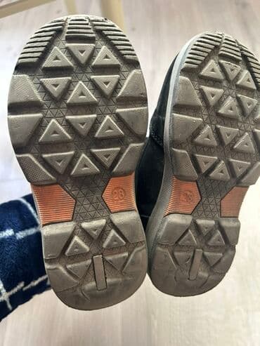 обувь женская большие размеры: Детские зимние ботинки/сапоги для мальчика - Цвет: чёрный с серыми — 2