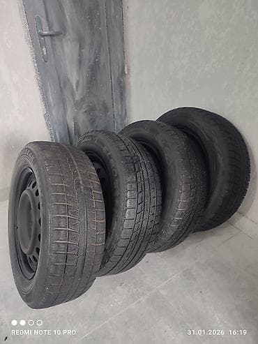 шины 215 45 18: Колеса в сборе 215 / 60 / R 16, Зима, Б/у, Комплект, Легковые, Железные, отверстий - 5 — 6