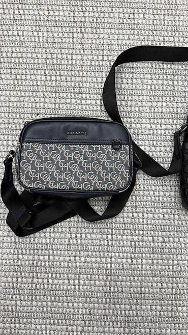 yandex bag: Классическая сумка, Coach, Материал: Комбинированный материал, Застежка на молнии, Мужские — 3